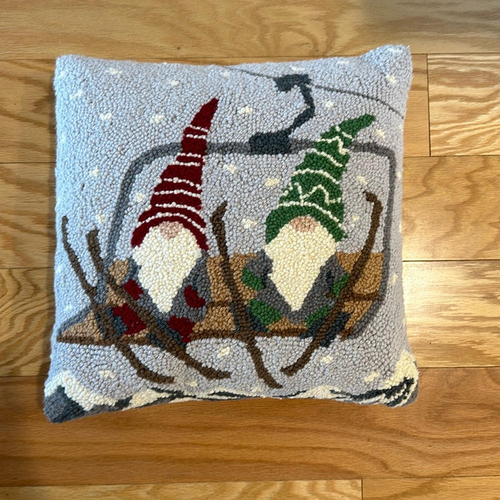 Hook and Loop Holiday Pillow